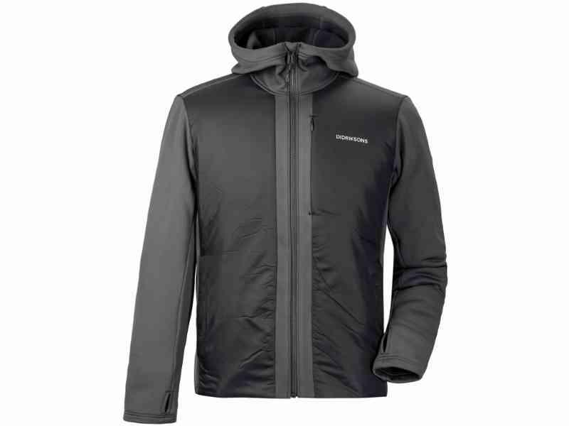 Didriksons Zacke Herrejakke - Coal Black - Urban Fritid