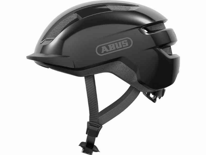 Abus Purl-Y Cykelhjelm - Skinnende Sort til Pendler