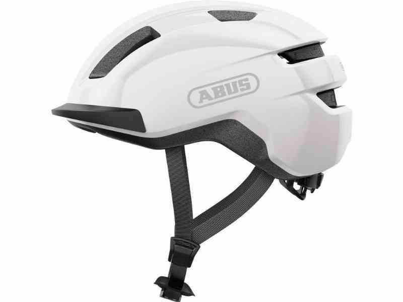 Abus Purl-Y Cykelhjelm - 51-55 cm - Skinnende hvid