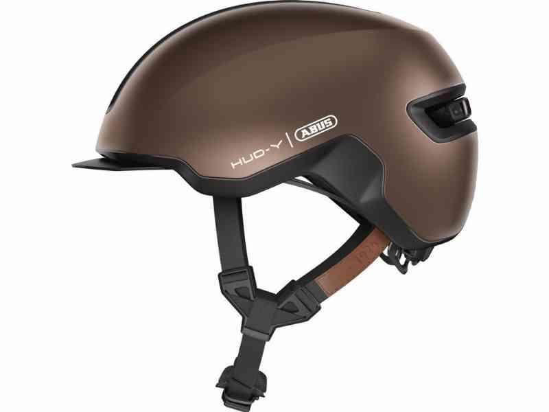 Abus Hud-Y Cykelhjelm - 51-55 cm - Metalisk kobber