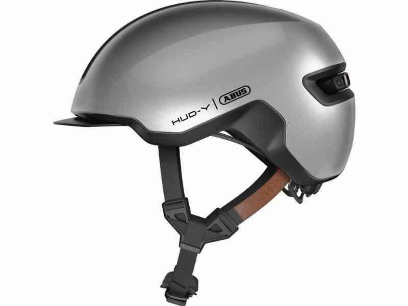 Abus Hud-Y Cykelhjelm - Str. 57-61 cm - Sølvglans