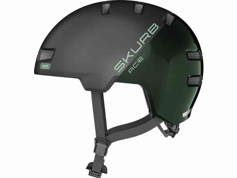 Abus Skurb ACE - Cykelhjelm - 52-56 cm - Mosgrøn