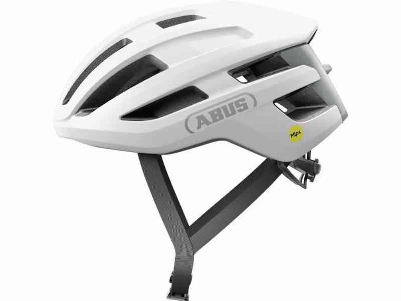 Abus PowerDome MIPS - Cykelhjelm i Polar Hvid - Godt Tilbud!