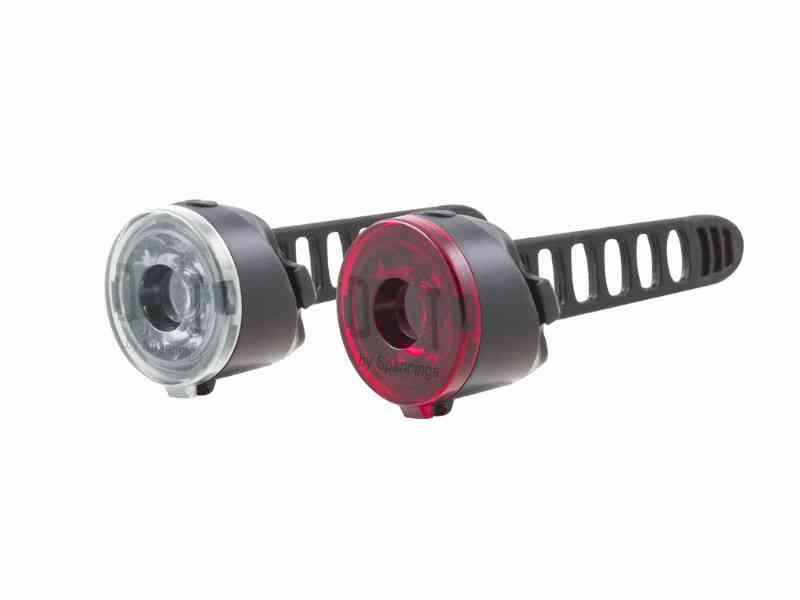 Spanninga Dot cykellygtesæt - 10 Lumen, 2 funktioner