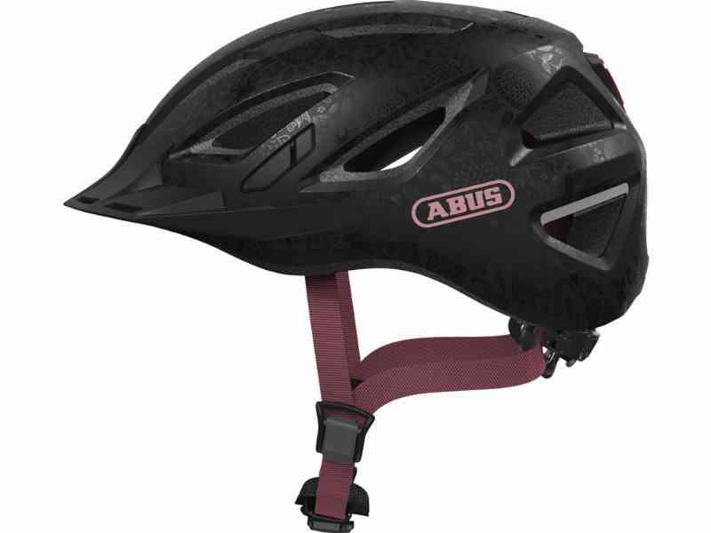 Abus Urban-I 3.0 Cykelhjelm - Blomsterdesign - Str. S