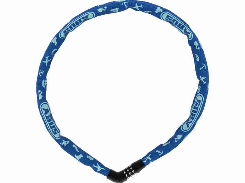 Abus 4804C Stål-O-Kæde - Kædelås 75cm - Blå