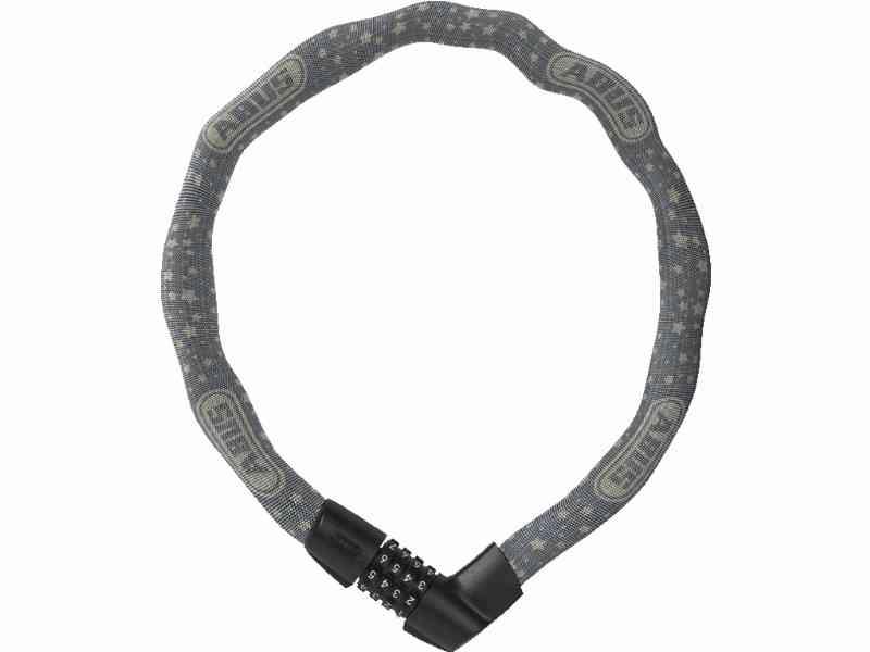Abus 1385 Tresor Combo - Kædelås med kode - Grå - 75 cm
