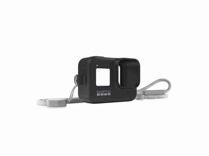 GoPro Sleeve + Lanyard - Sort til Hero8 Kamera