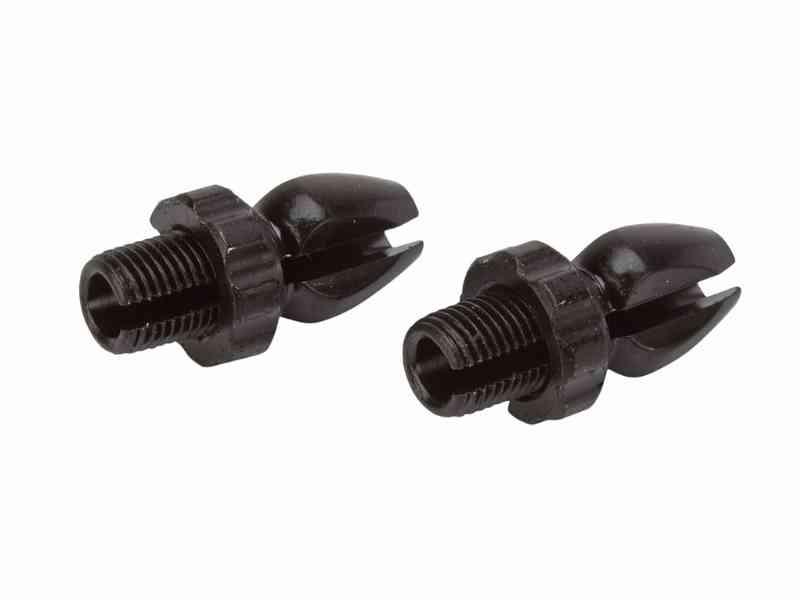 OnGear – Bremsegreb Justerskrue M10 – Aluminium – Sort – 2 stk.
