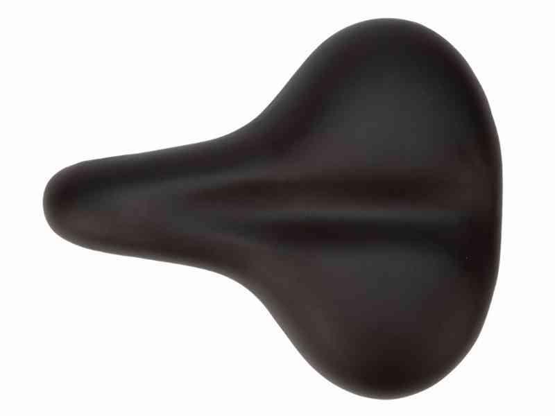 OnGear Sadel med elastomer - Unisex D2 Base - Sort