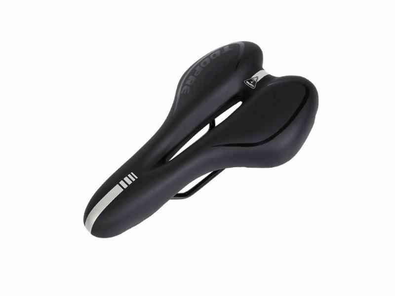 GUB Sadel med Silica Gel - MTB/Gravel - Sort