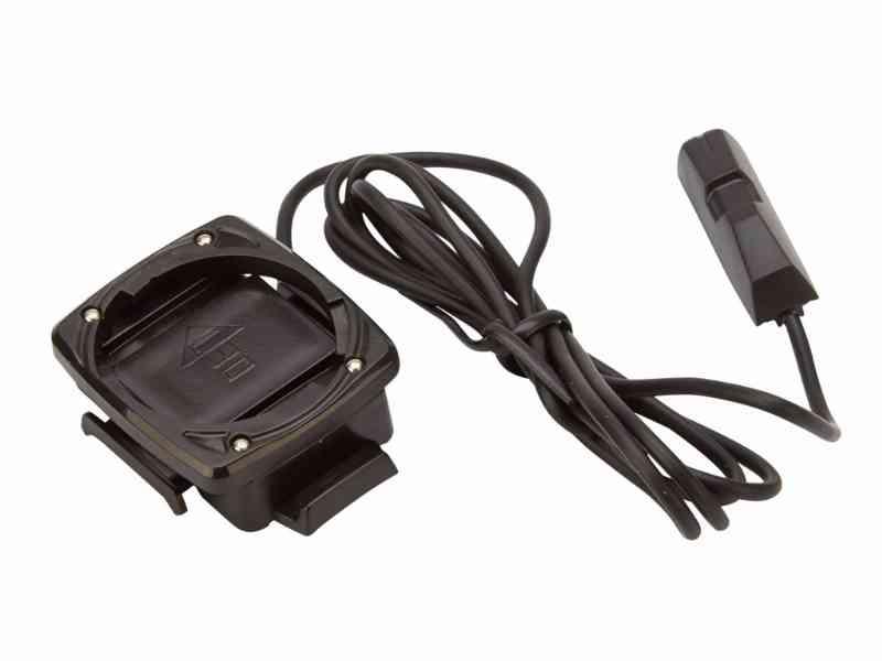 Atredo - Cykelcomputer holder med ledning - Sort