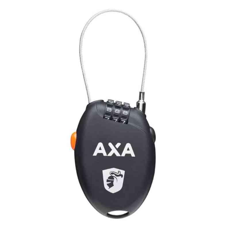 AXA Spirallås 750x1,6 mm med Selvopruller og Kode
