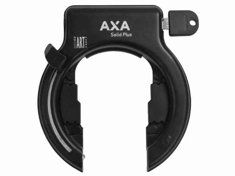 AXA Solid Plus – Ringlås med plug-in system – Sort