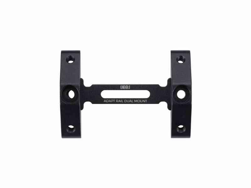 BBB DualMount BBC-113 - Beslag til 2 flaskeholdere - Matsort