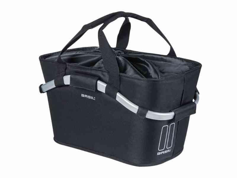 Basil Classic Cykelkurv med MIK - 22 liter - Sort
