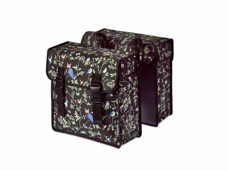 Basil Wanderlust Dobbelt Cykeltaske - 35L - Kullgrå