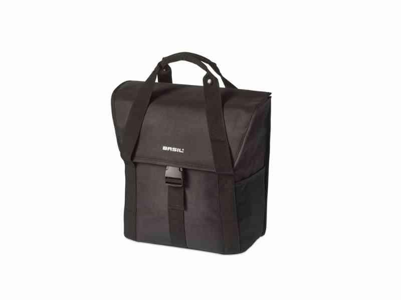 Basil Go Single - Cykeltaske - 16 liter - Sort