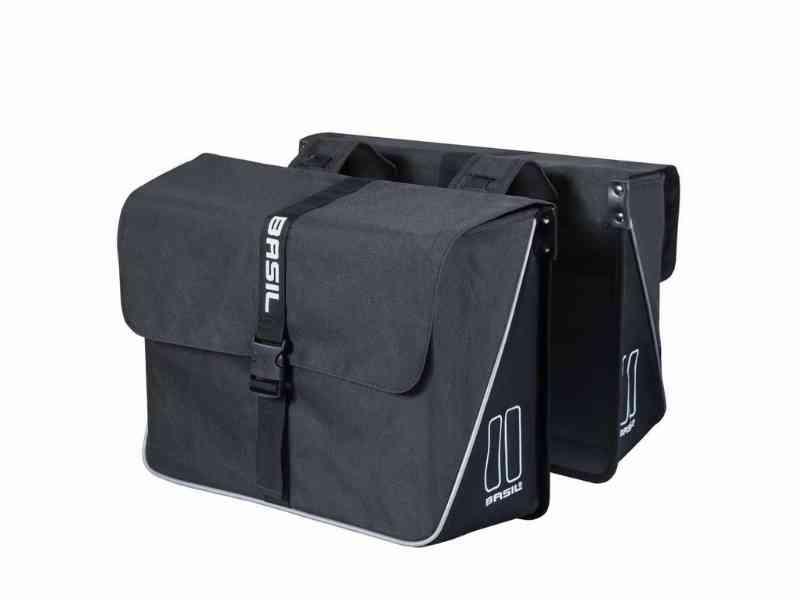 Basil Forte Dobbelt Taske - Cykeltasker - 35L - Sort