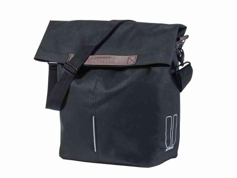 Basil City - Cykeltaske til bag - 14-16 liter - Sort