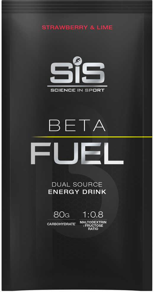 SIS Beta Fuel 80 Energi Pulver - Jordbær Lime 82g