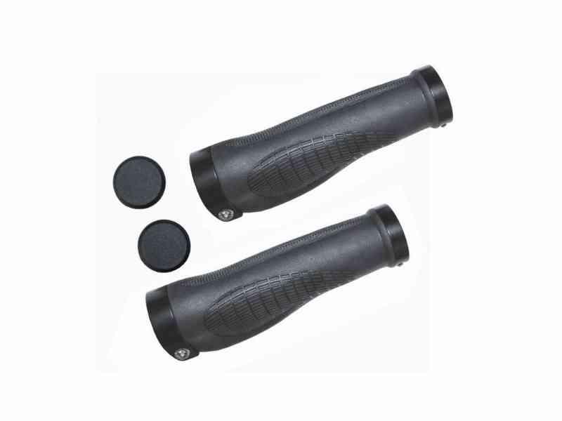 Cykelpartner - Ergonomiske Håndtag - Sort 136 mm