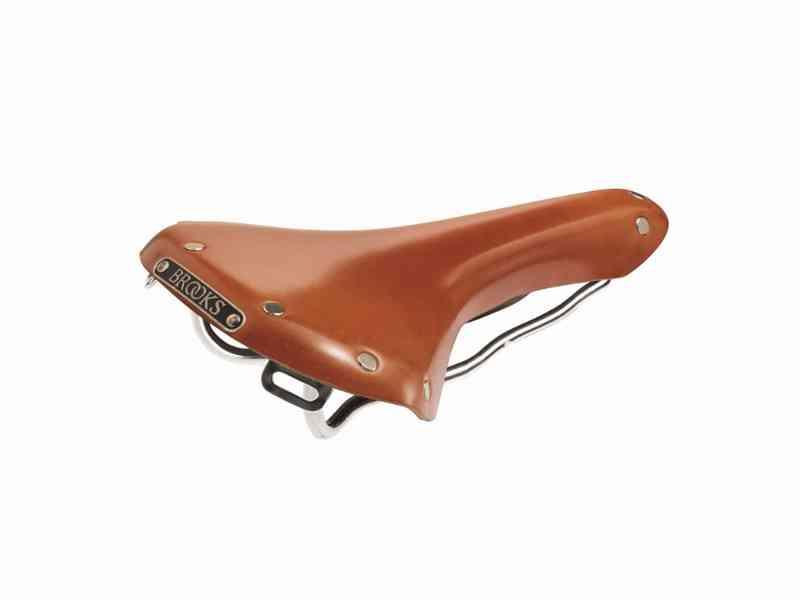 Brooks B15 Swallow Cykelsadel - Læder - Honning