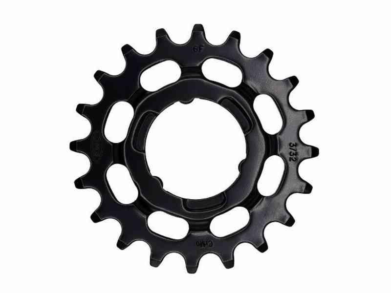 KMC 22T Gearhjul 3/32 til Shimano - Sort