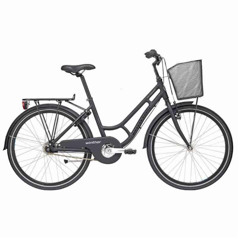 Sort Winther 250 Alu Pigecykel 24"