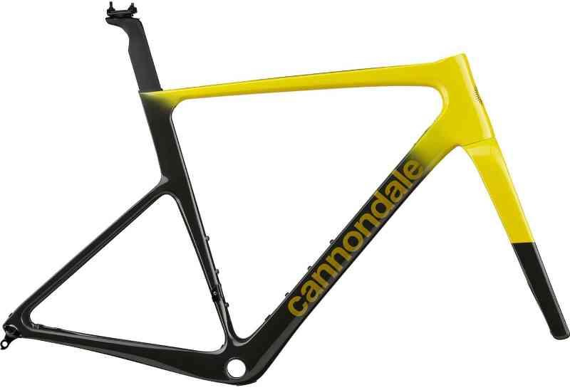 Cannondale SuperSix EVO HiMod Rammesæt 2023 - Sort/Gul