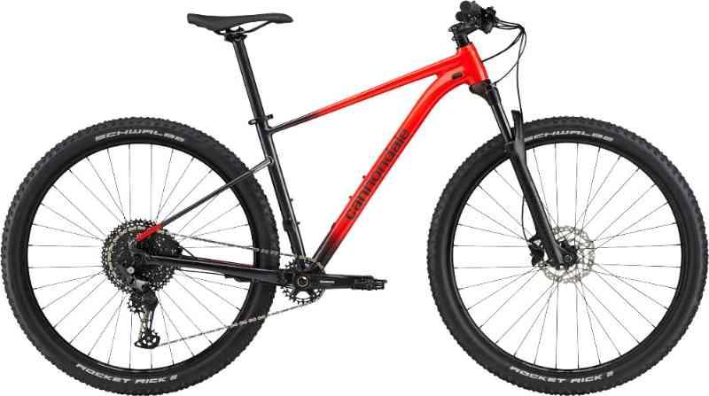 Cannondale Trail SL 3 2023 - Sort og Rød Cykel