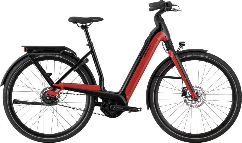 Cannondale Mavaro Neo 4 2022 – Sort og Rød Elcykel