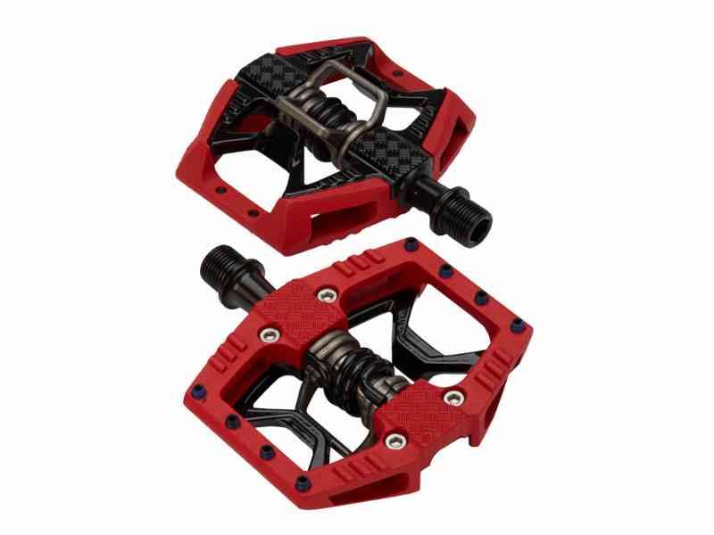 Crankbrothers Double Shot 3 - MTB Pedaler - Rød/sort