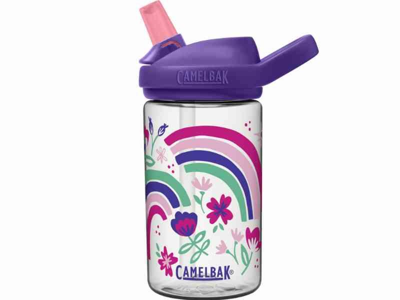 CamelBak Eddy+ Børne Drikkeflaske - 0,4 liter - Regnbueblomst