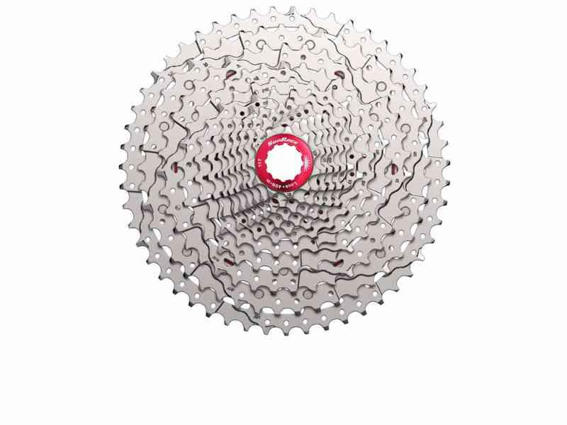 Sunrace CSMZ800 - Kassette 12 gear - 11-51 tands - MTB - Til Shimano HG - Metallic