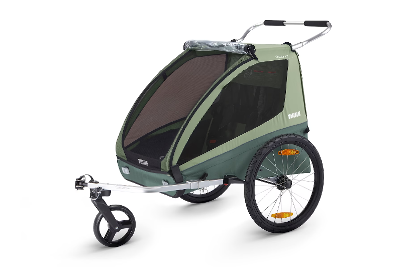 Thule Coaster XT Cykeltrailer til 2 Børn - Grøn