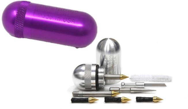 Dynaplug Micro Pro cykel tubeless reparationssæt - Lilla