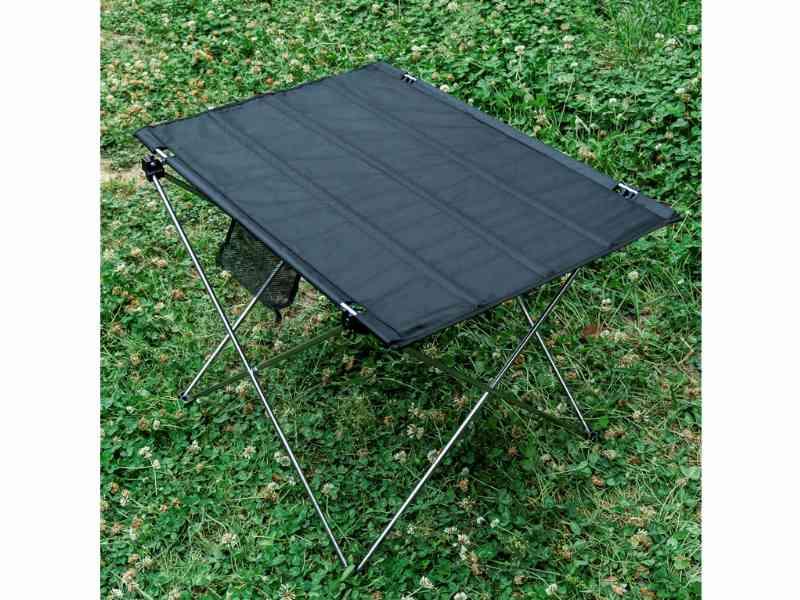 Lome Campingbord i aluminium - 75 x 55 x 53 cm - Sølv
