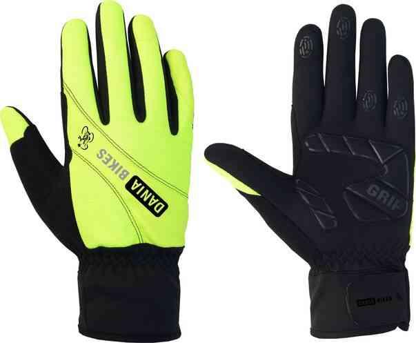 Dania Bikes Hi-Vis Fluo Lange Cykelhandsker