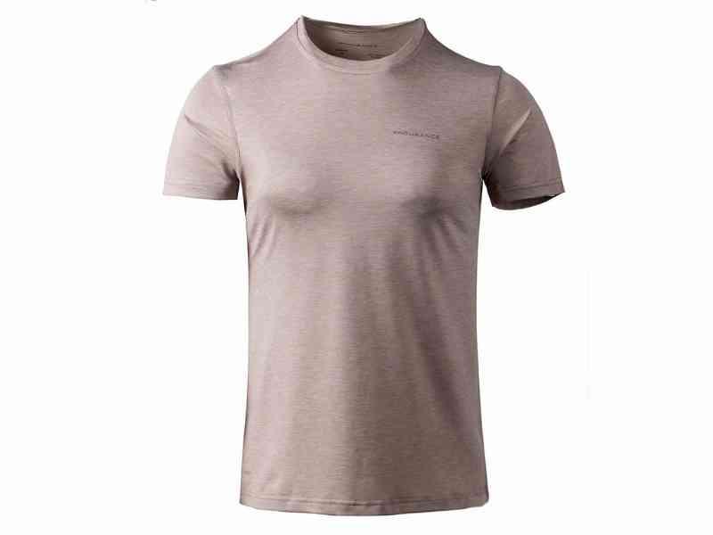 Endurance Maje Melange T-shirt til damer - Warm Taupe 40