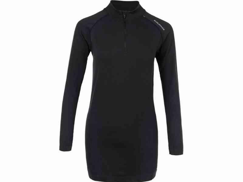 Endurance Halen Seamless - Mellemlag - Dame - Mørkegrå - XXS/XS