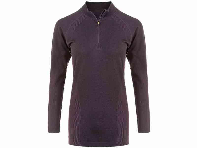 Endurance Halen Seamless Midlayer - Dame - Sort Bønne - S/M