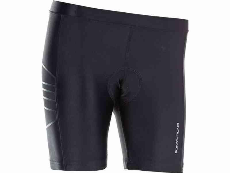 Endurance Gorsk XQL - Korte cykeltights m. seler - Junior - Sort - Str. 14
