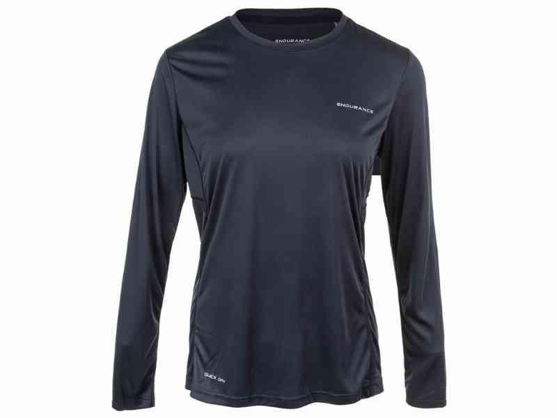 Endurance Milly - Langærmet T-shirt til Dame - Sort - 40
