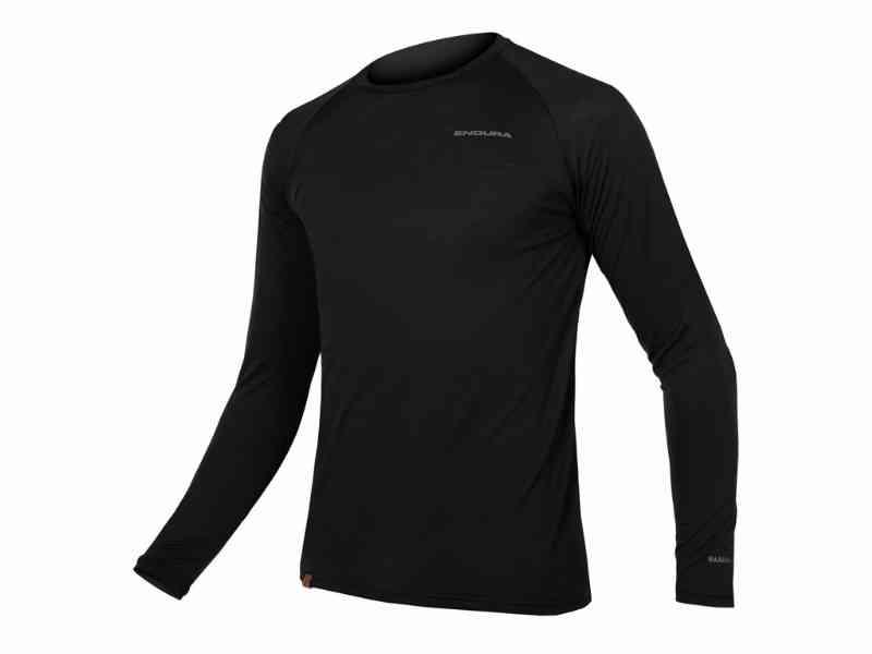 Endura BaaBaa Blend L/S Svedundertrøje - Sort - Str. S