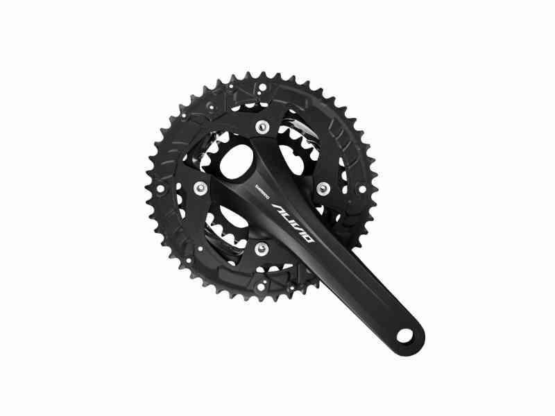 Shimano Alivio Triple Kranksæt - Sort 44-32-22 tands