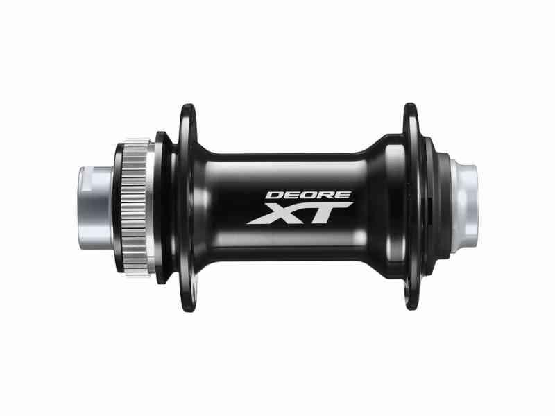 Shimano XT Fornav 15mm E-Thru - Sort til 32 eger