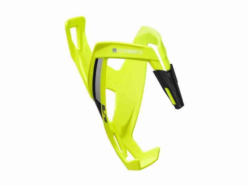 Elite Custom Race+ - Flaskeholder - Gul Fluo Sort grafik