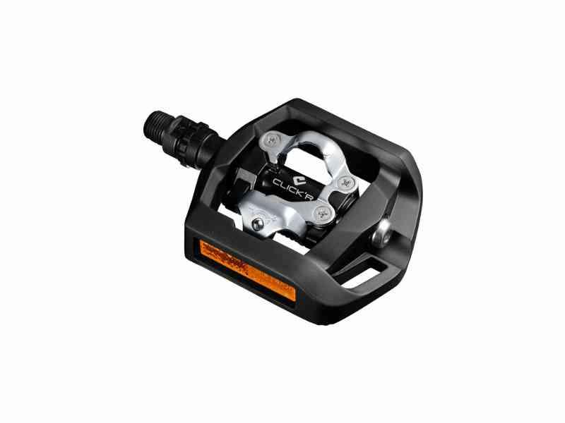 Shimano PD-T421 - Click'r Touring Pedaler - Sort