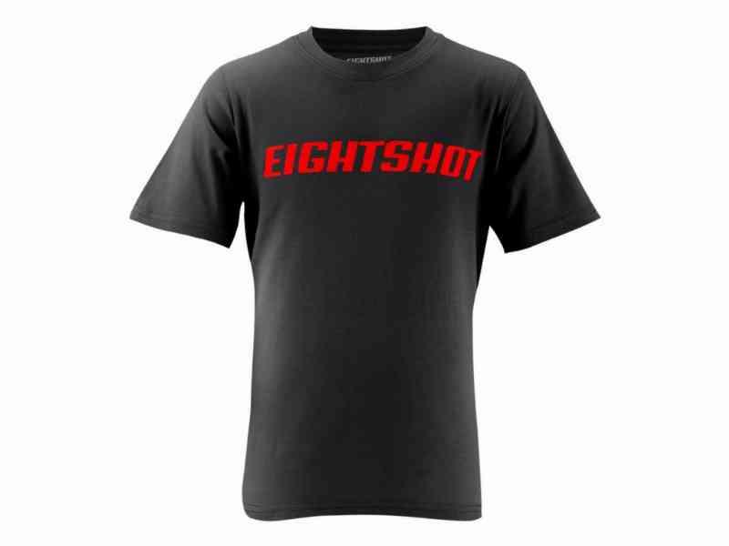 Eightshot - Sort T-shirt til børn - Str. 128